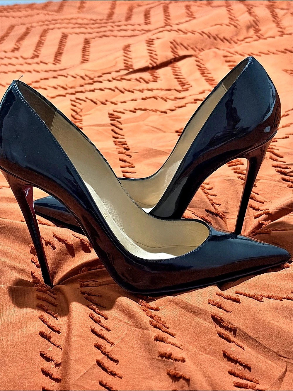 Christian Louboutin So Kate 120 Patent Leather Pumps Black EU 371⁄2